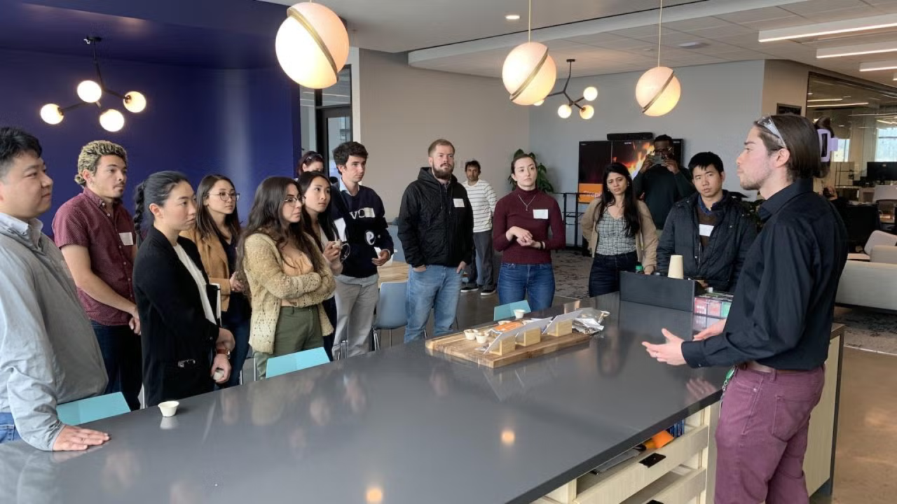Fellows from the UC Davis Innovation Institute for Food and Health at an industry day event. (IIFH)